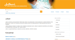 Desktop Screenshot of julkari.fi