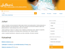 Tablet Screenshot of julkari.fi